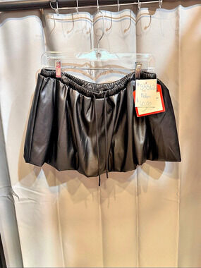 Black High Waist Shorts NWT